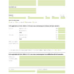 JU: Notification de modification de loyer ou de nouvelles prétentions (imprimé)